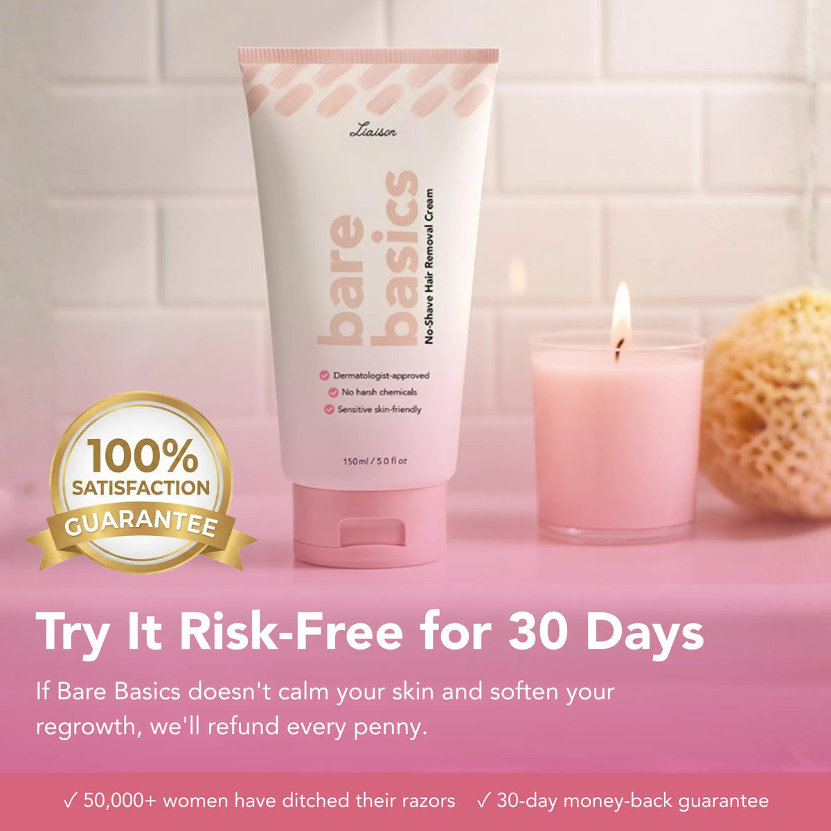 Bare Basics No Shave Hair Removal Cream