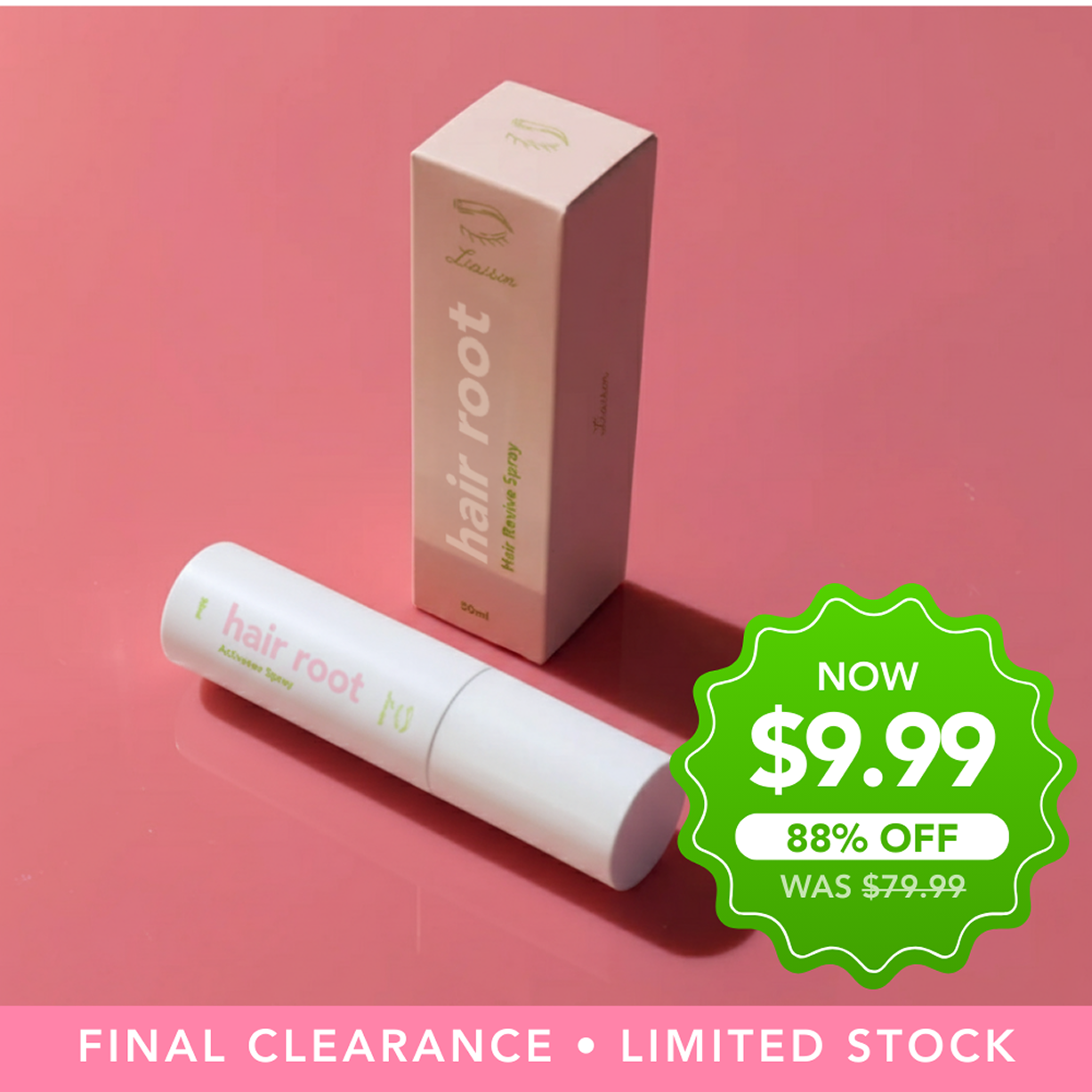 Hair Root Activator Spray – Clearance Sale