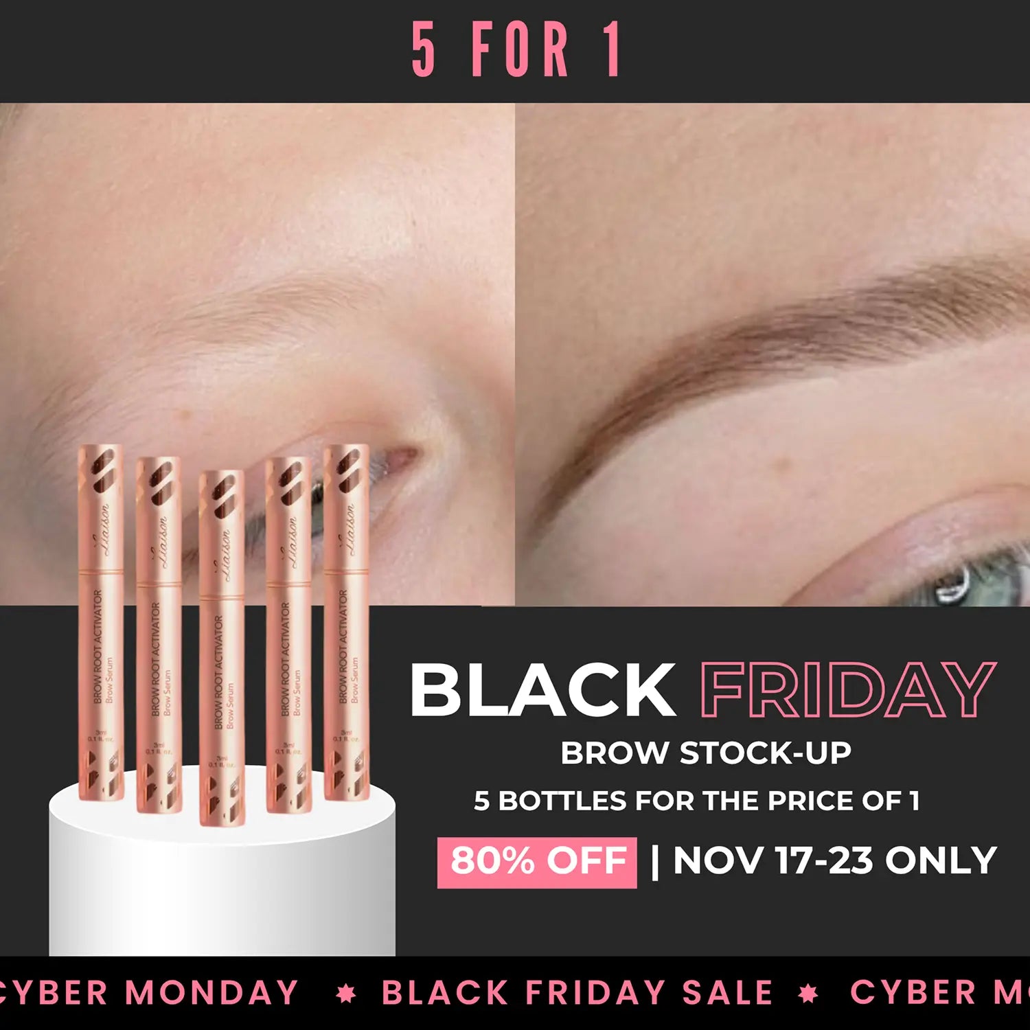 Brow Root Activator — Black Friday 5-Pack